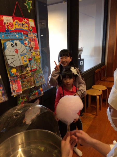 綿菓子とお子様