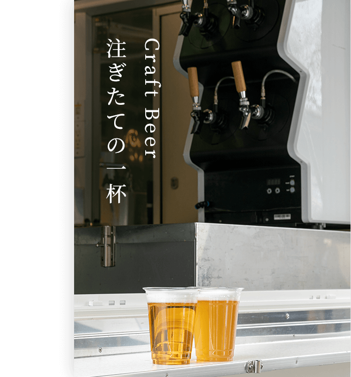 注ぎたての一杯